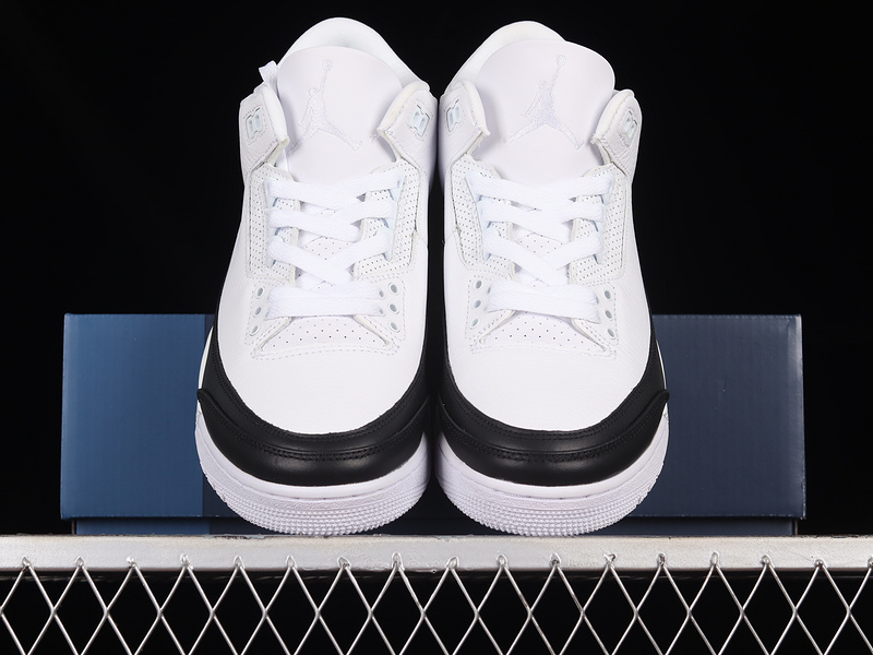 Fragment Design X Air Jordan 3 Retro Sp White/Black/White 25