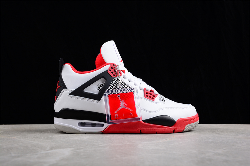 Air Jordan 4 Retro Og White/Black/Tech Grey/Fire Red 7