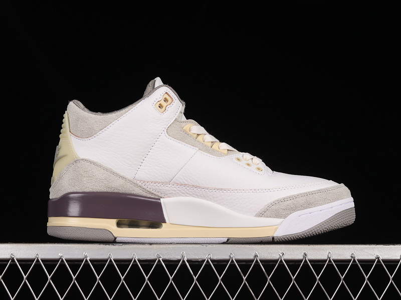 A Ma Maniére X Wmns Air Jordan 3 Retro Sp White/Medium Grey/Violet Ore 23