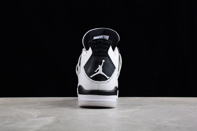 Air Jordan 4 Retro Military Black White/Black/Neutral Grey 25