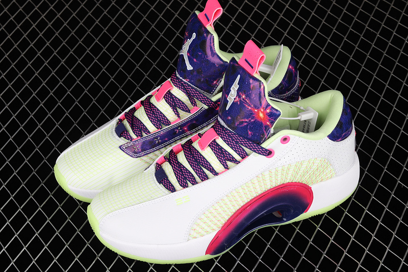 Luka Doncic X Air Jordan 35 Low Cosmic Deception White/Purple/Iridiscent 7