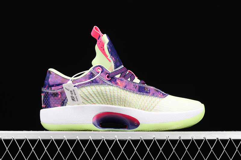 Luka Doncic X Air Jordan 35 Low Cosmic Deception White/Purple/Iridiscent 9