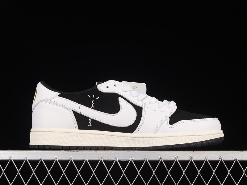 Travis Scott X Air Jordan 1 Low Og White/Black/Black 19