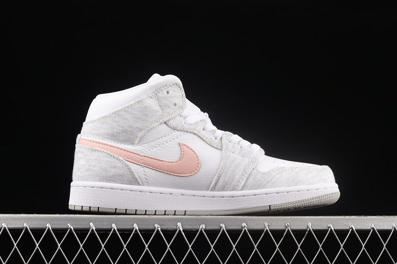 Air Jordan 1 Mid Se Light Iron Ore/Atmosphere/White 23