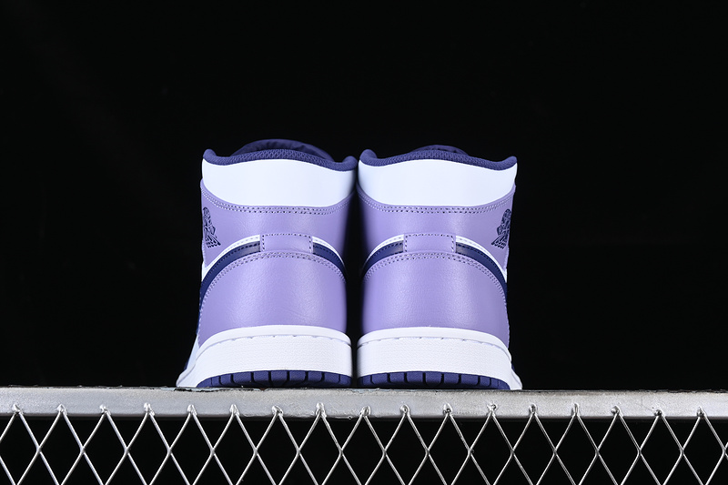 Air Jordan 1 Mid White/Purple 13