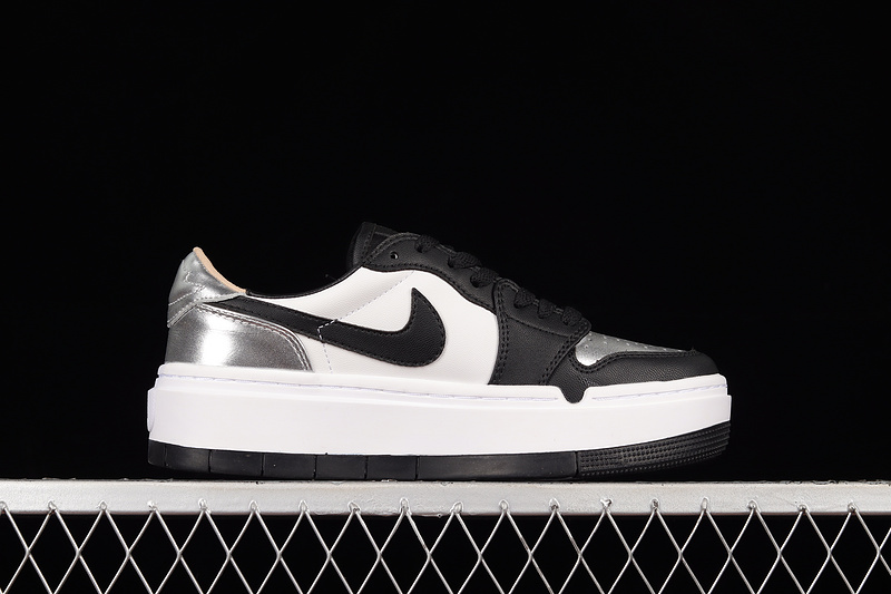 Air Jordan 1 Elevate Low Silver Toe White/Black-Silver 21