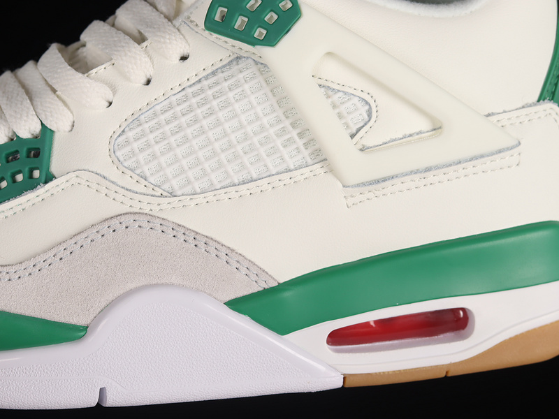 Sb X Air Jordan 4 Retro Sp Sail/Pine Green/Neutral Grey/White 25