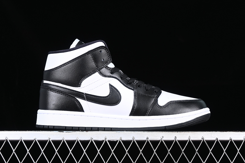 Air Jordan 1 Mid Panda White/Black 15