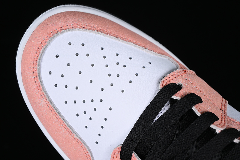 Air Jordan 1 Mid White/Pink/Black 5