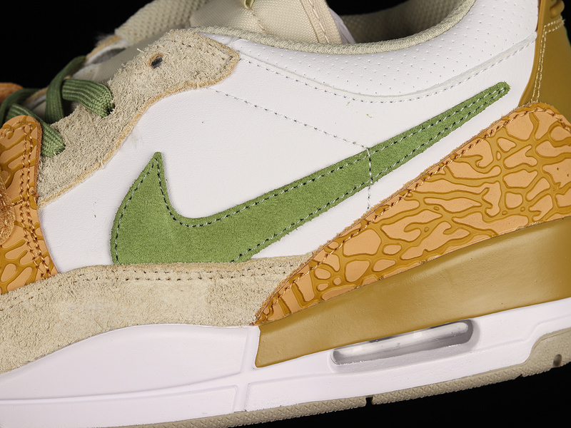 Jordan Legacy 312 Low Green/White/Brown 7