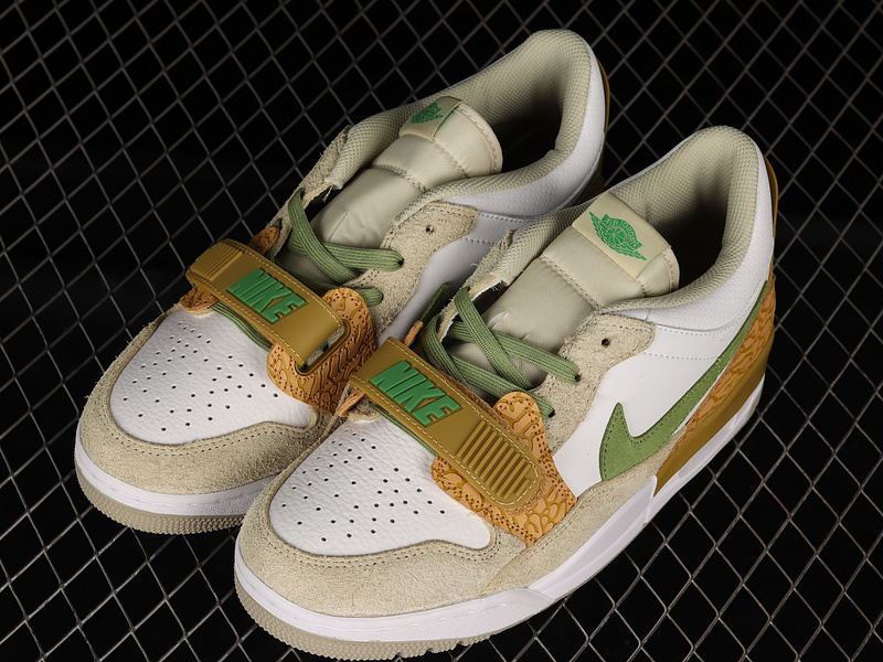 Jordan Legacy 312 Low Green/White/Brown 19