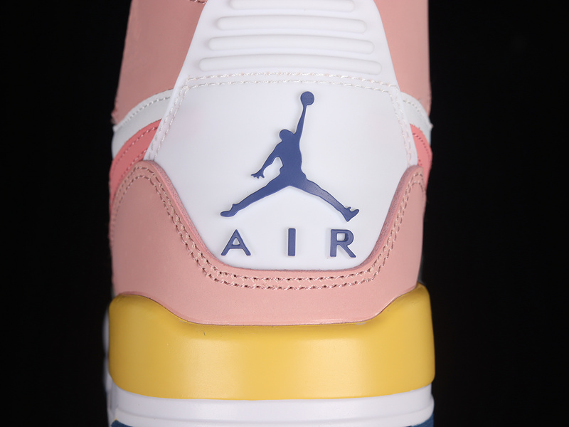 Air Jordan Legacy 312 Gs White/Coral Pink/White/French Blue/Brilliant Topaz 29