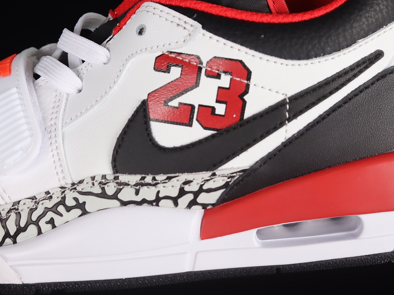 Air Jordan Legacy 312 Low 23 White/Black/Red 17