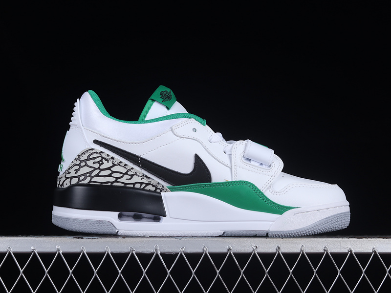 Air Jordan Legacy Aj312 Low White/Grey/Green/Black 25