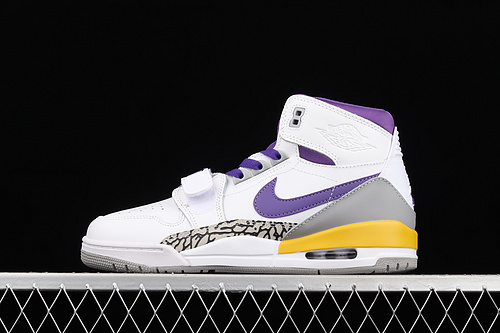 Air Jordan Legacy 312 Lakers White/Field Purple-Amarillo 3