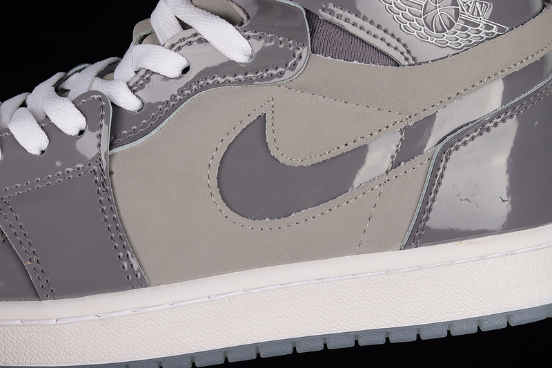 Air Jordan 1 Zoom Cmft Grey/Light Grey/White 5