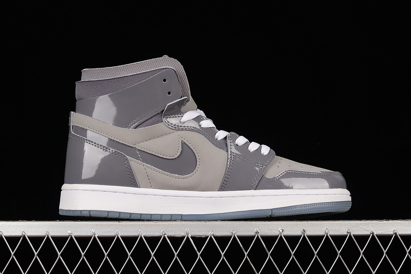 Air Jordan 1 Zoom Cmft Grey/Light Grey/White 11