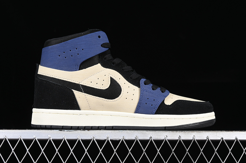 Air Jordan 1 Zoom Cmft Grey/Black/Blue 5