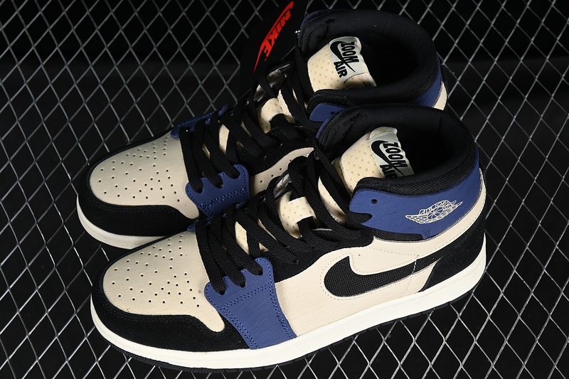 Air Jordan 1 Zoom Cmft Grey/Black/Blue 19