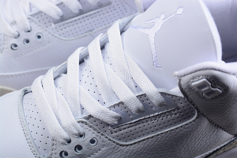 Air Jordan 3 Retro White/White-White 3