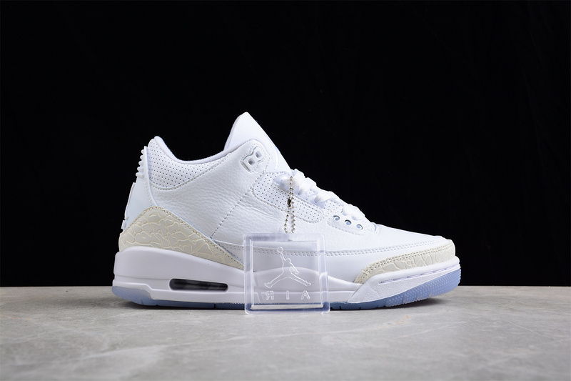 Air Jordan 3 Retro White/White-White 5