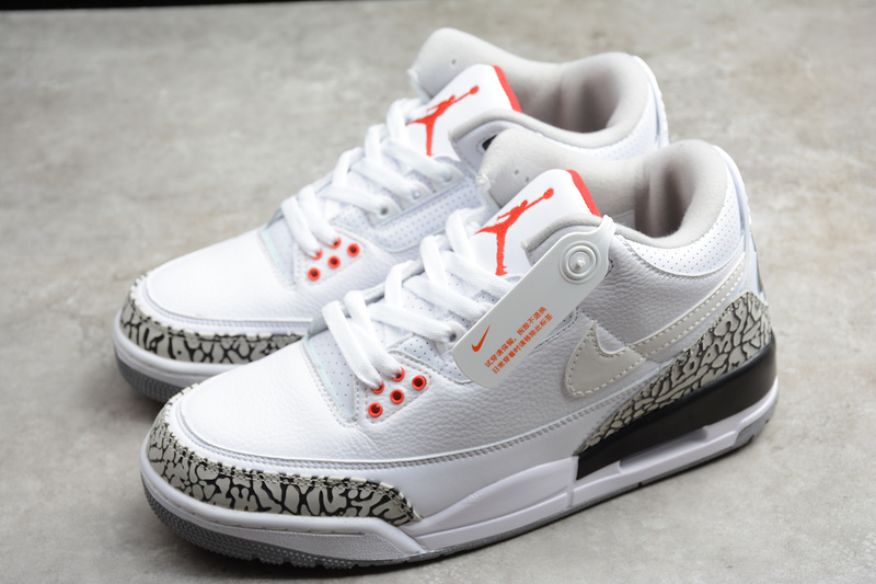 Air Jordan 3 Retro Jth Nrg White/Fire Red-Black 19