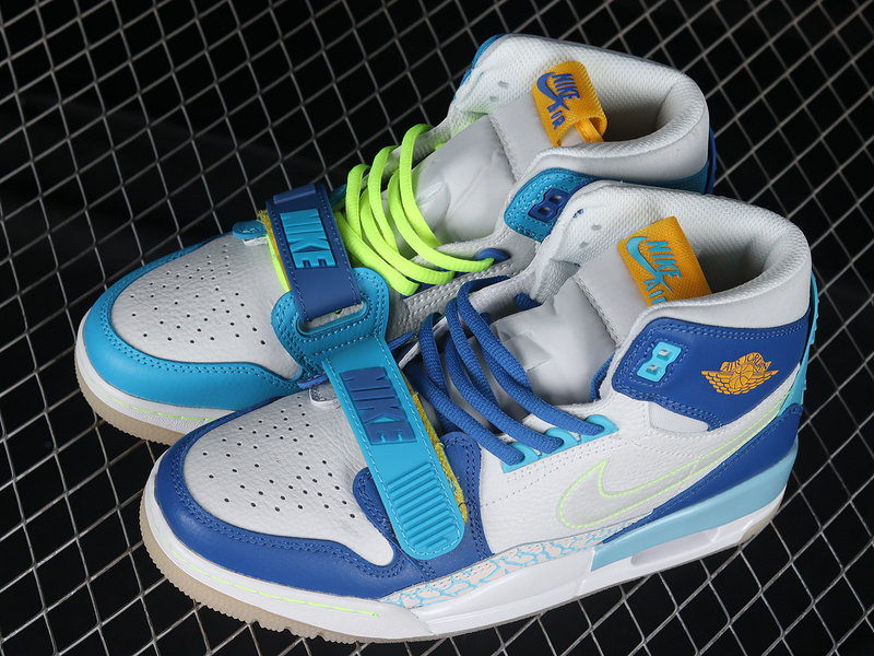 Jordan Legacy 312 Fly Blue Lagoon/Clear-Team Royal-Off White-Blue Gaze-Amarillo 15