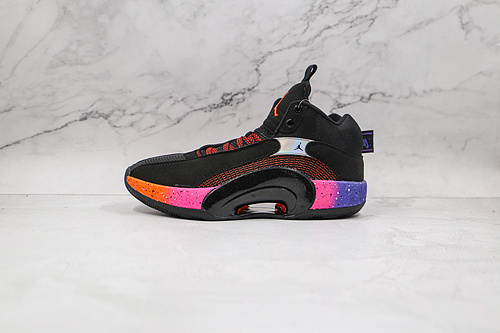 Air Jordan 35 Sunset Black/Black/Multi-Color 3