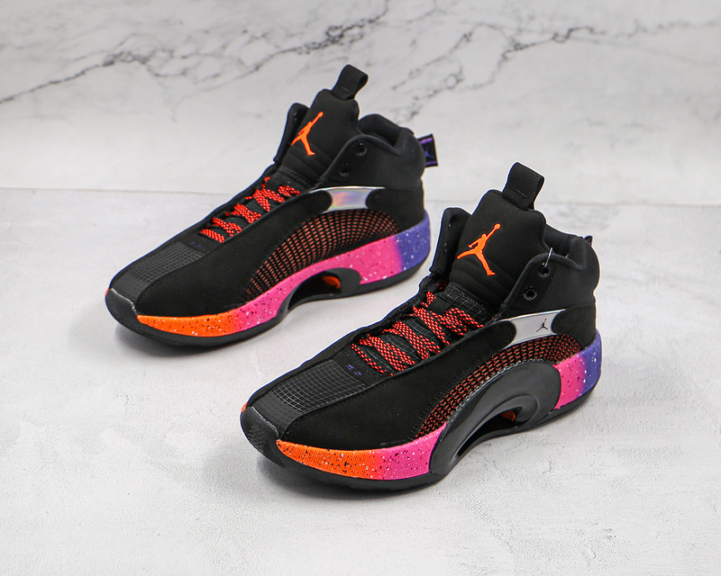 Air Jordan 35 Sunset Black/Black/Multi-Color 13