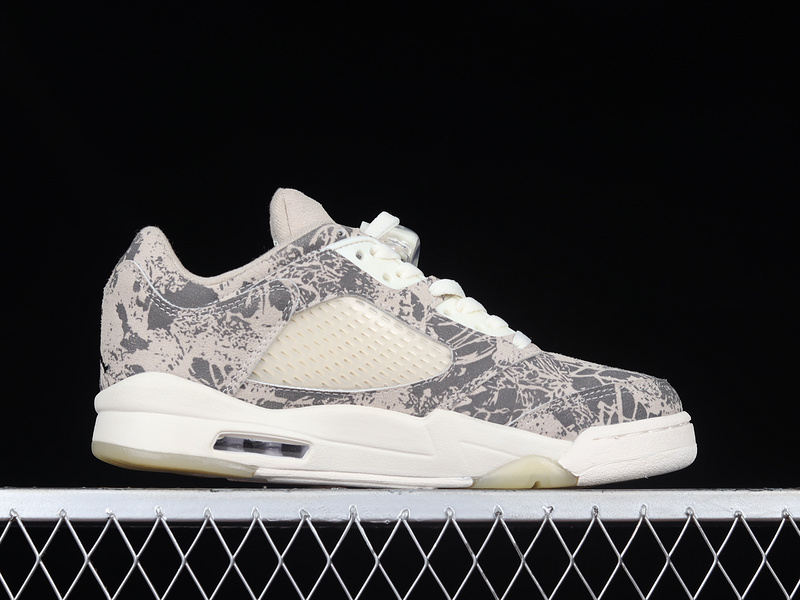 Air Jordan 5 Low Expression Coconut Milk/Black-White 3