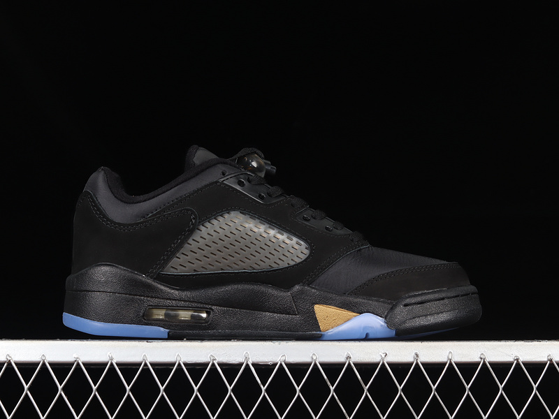 Air Jordan 5 Retro Low Wings Class Of 2020-21 Black/Metallic Gold 13