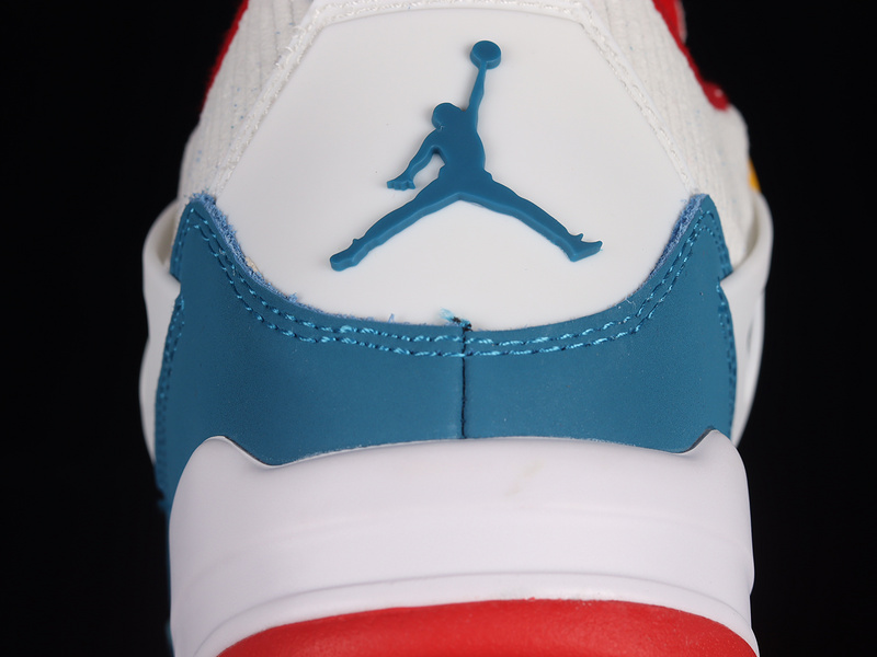 Air Jordan 4 Retro Gs Messy Room French Blue/White/Gym Red/Pearl White/Chutney 11