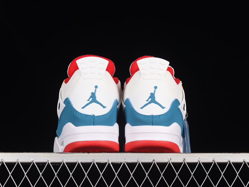 Air Jordan 4 Retro Gs Messy Room French Blue/White/Gym Red/Pearl White/Chutney 27