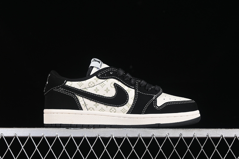 Travis Scott Fragment Design Air Jordan 1 Low Og Sp Black/Grey/White 17