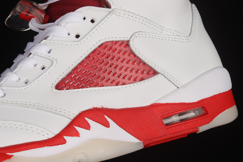 Air Jordan 5 Retro Gs White/Pink Foam/Gym Red 5