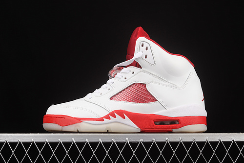 Air Jordan 5 Retro Gs White/Pink Foam/Gym Red 9