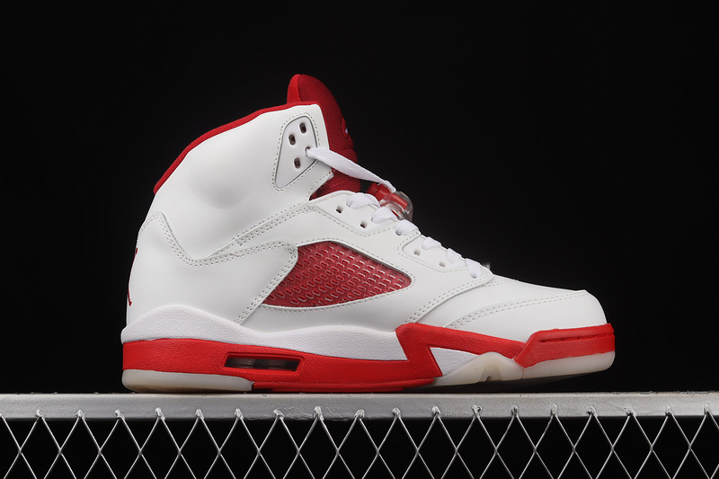 Air Jordan 5 Retro Gs White/Pink Foam/Gym Red 19