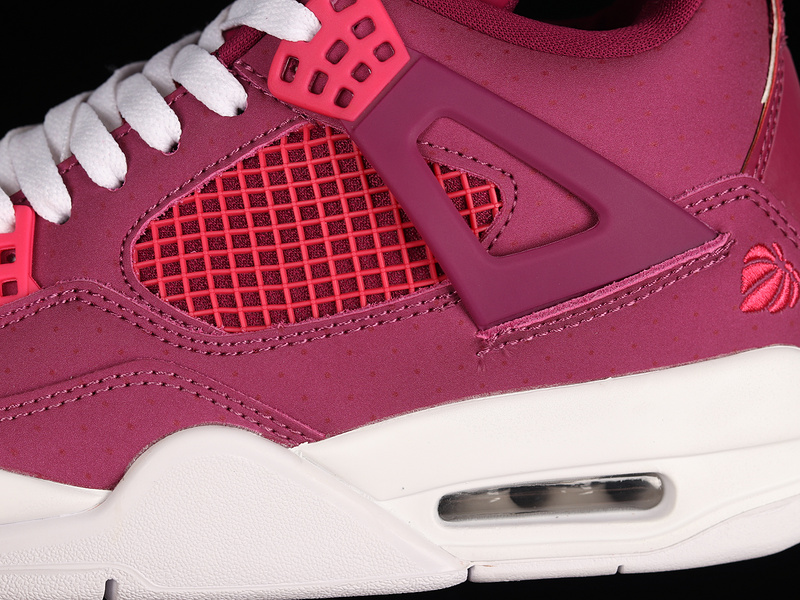 Air Jordan 4 Gs Valentine's Day True Berry/Rush Pink-White 25