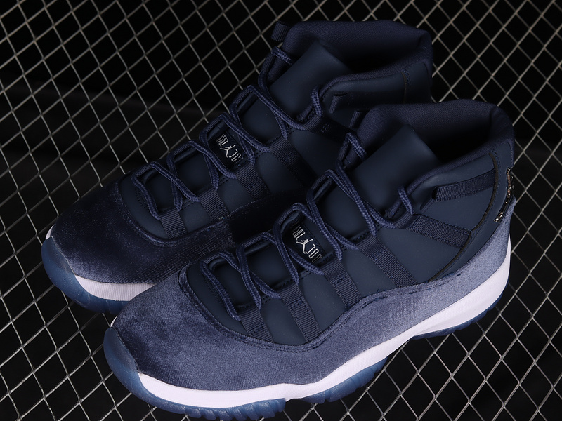 Air Jordan 11 Retro Navy Velvet Midnight Navy/Metallic Silver/White 5