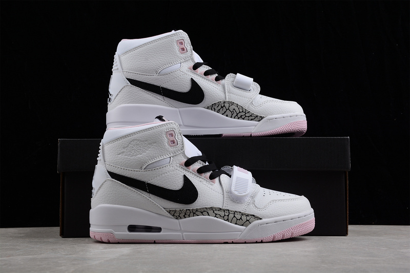 Air Jordan Legacy 312 Gs White/Black/Pink 27