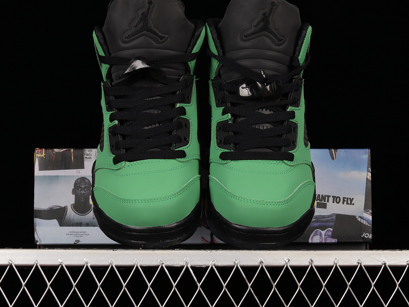 Air Jordan 5 Retro Oregon Apple Green/Black/Yellow Strike/Black 21