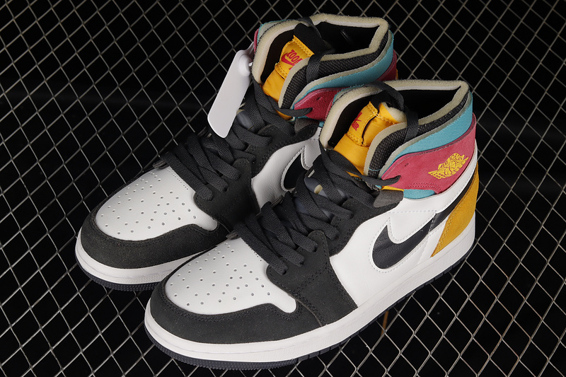 Air Jordan 1 High Zoom Comfort Multi-Color/White 13