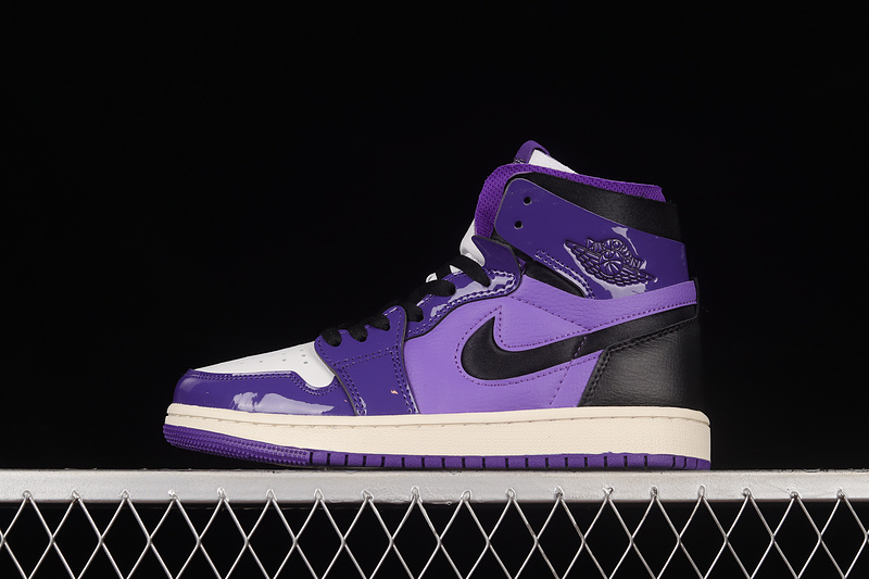 Air Jordan 1 Zoom Comfortcourt Purple Patent/Black 23