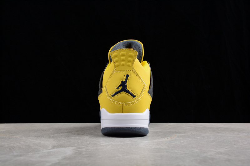 Air Jordan 4 Retro Lightning 2021 Tour Yellow/Multi-Color/Dark Blue Grey 3