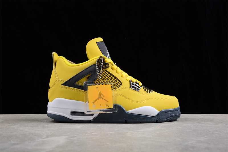 Air Jordan 4 Retro Lightning 2021 Tour Yellow/Multi-Color/Dark Blue Grey 19