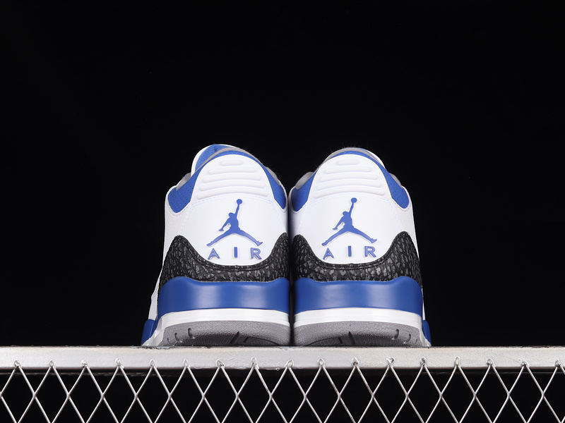 Air Jordan 3 Retro White/Black/Cement Grey/Racer Blue 27