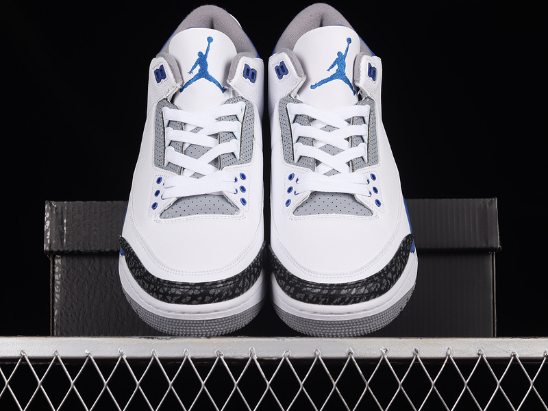 Air Jordan 3 Retro White/Black/Cement Grey/Racer Blue 29