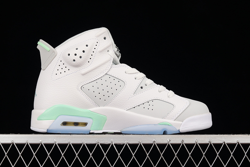 Air Jordan 6 Retro White/Pure Platinum-Mint Foam 19