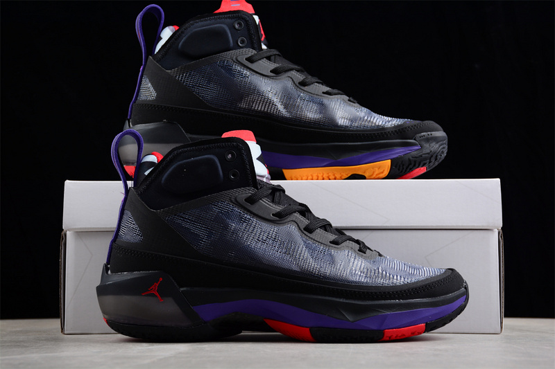 Air Jordan 37 Pf Black/Club Purple/Dark Charcoal/True Red/Okra 15