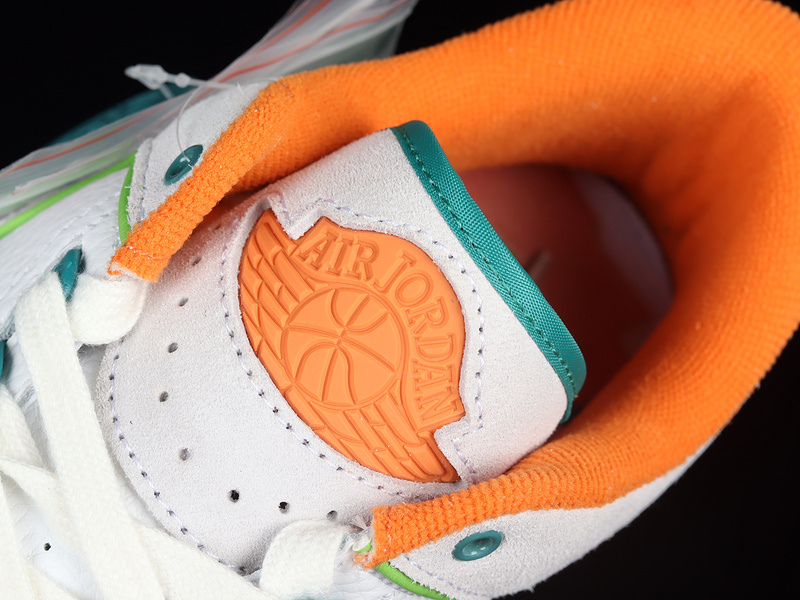 Air Jordan 2 Retro Low X Titan Sail/Safety Orange/Chlorophyll/Coconut Milk 11